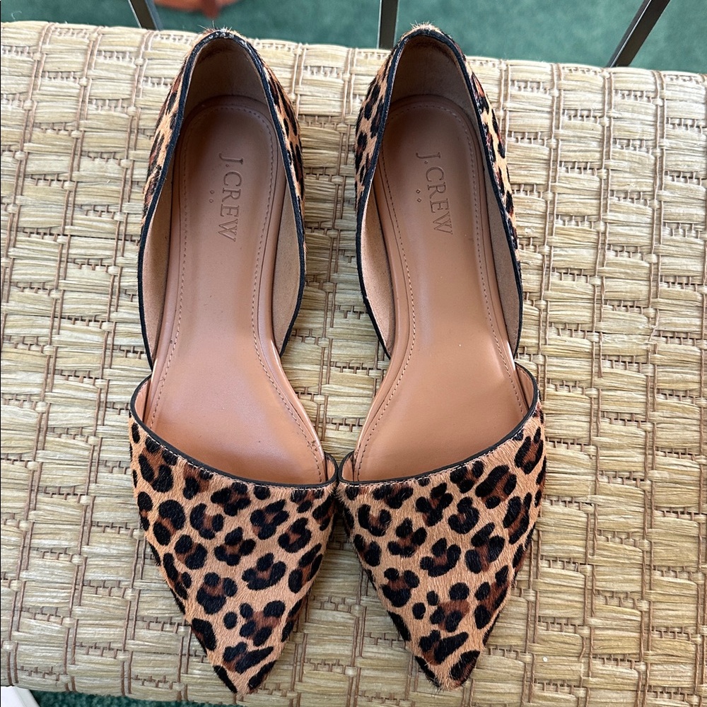 J. Crew Leopard Print Flats